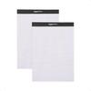 Basics QuadRuled Graph Paper Pad Pack of 2 8.5 Inch x 11.75 Inch 100 Sheets Pad White