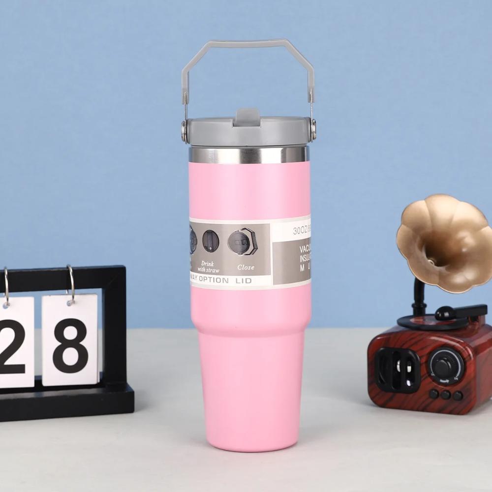 Termoska na kávu z nerezové oceli, přenosná, s tepelnou izolací, na horké i studené nápoje, cestovní, fitness, nepropustná termoska