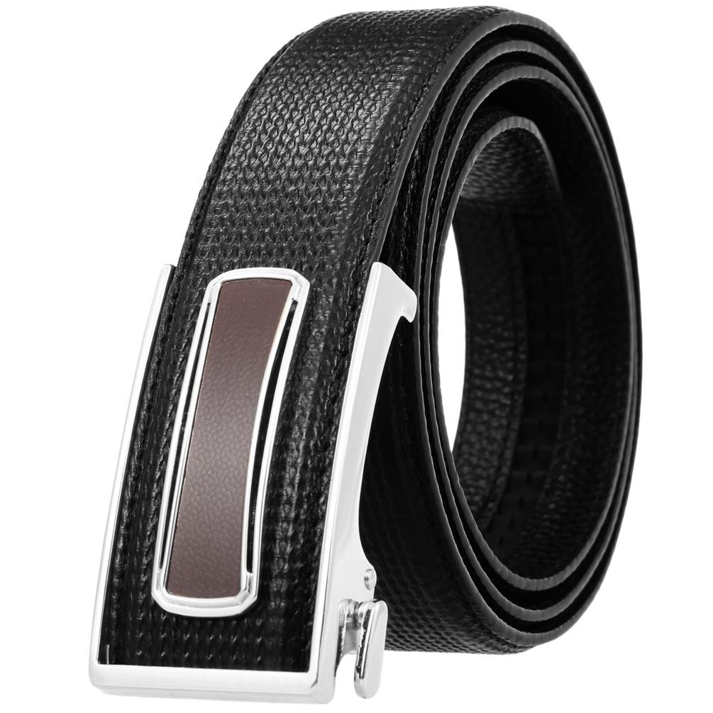 Ceinture tendance en cuir de vachette pleine fleur, boucle intérieure ceinture homme Ly36-23018-5