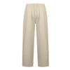 Men's Casual Loose And Comfortable Casual Pants Cotton Linen Printed Drawstring Trousers