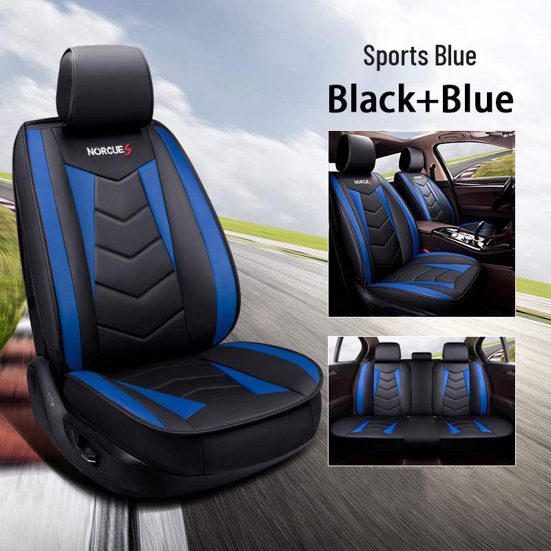 Universal Four Seasons Leather Car Seat Cover - Full Surround Design