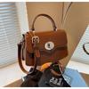 Retro fashion small square bag women's autumn and winter new high-end niche versatile shoulder messenger bag