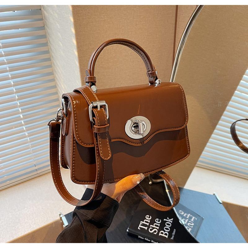 Retro fashion small square bag women's autumn and winter new high-end niche versatile shoulder messenger bag