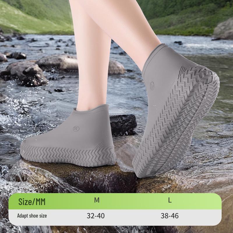 Durable Waterproof Latex Shoe Covers for Outdoor Travel