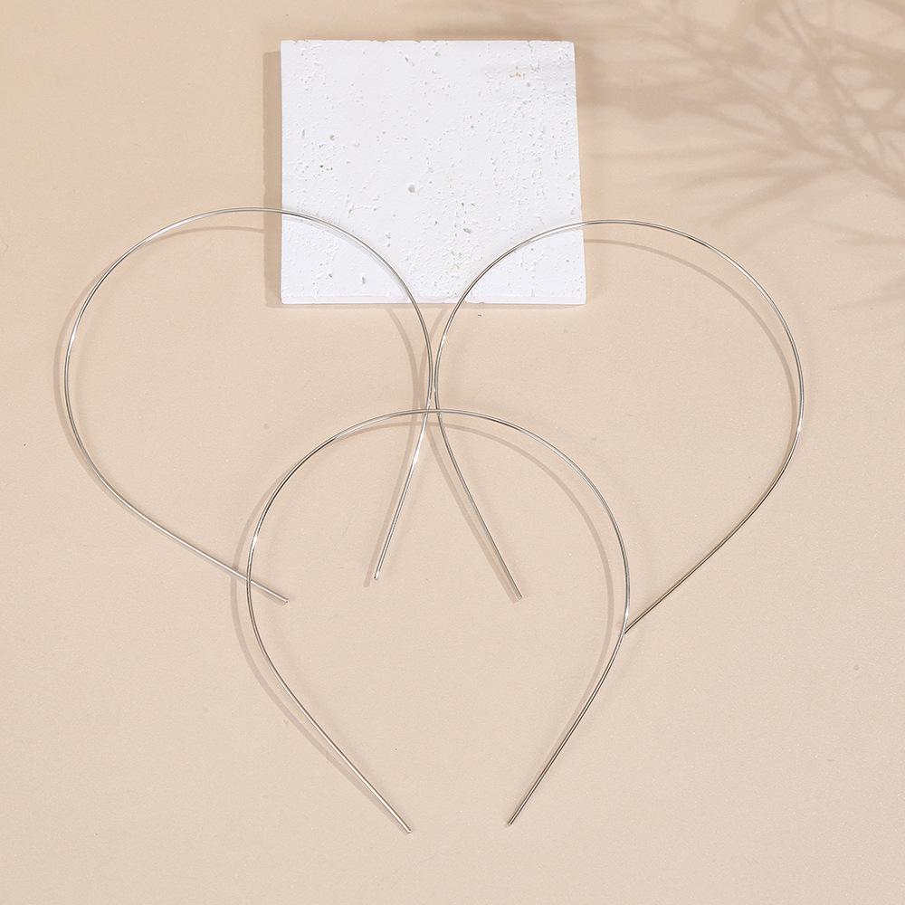 Stirnband aus Legierungsdraht: DIY handgefertigte halbfertige Metall-Stirnband-Rohmaterialien