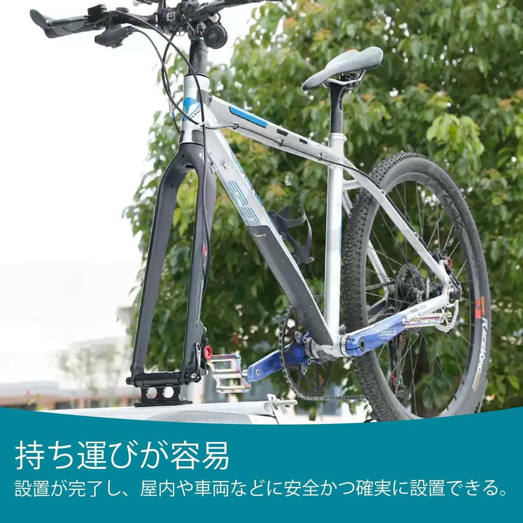 Aluminum Alloy Bicycle Fork Mounting Block for Car Rooftop Quick Release Bike Quick Release Fork Support with Thru Axle Carrier Racks, Adapter,