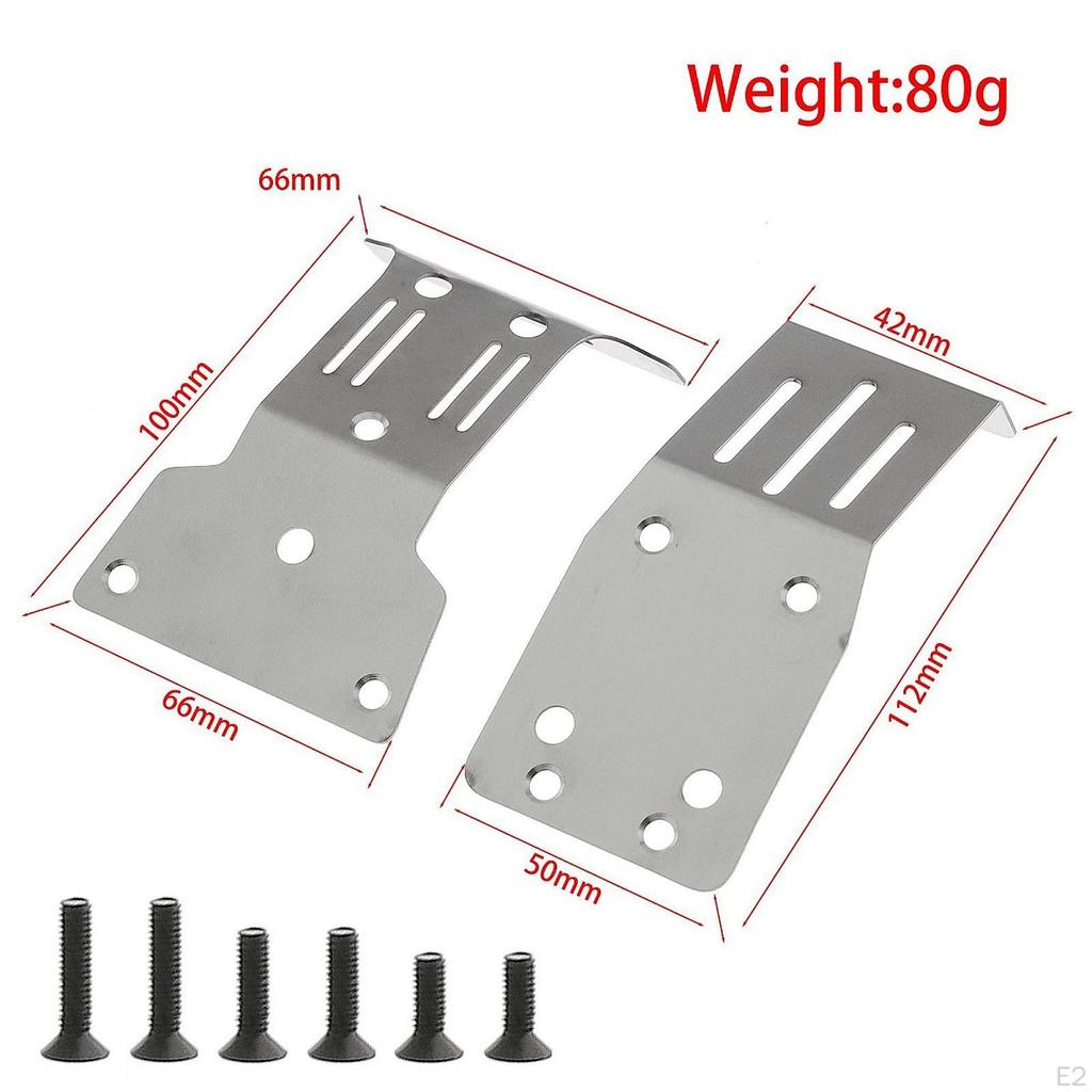 1:10 Chassis Skid Plate Protector Repair Replace Components Spare Parts Guard for Hobby Model