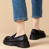 Retro Loafers damskie wiosenne nowe brytyjskie buty casualowe