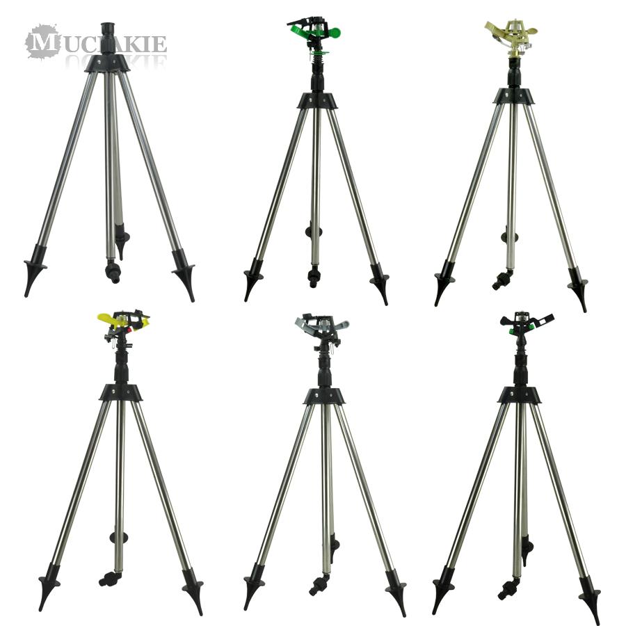 

1PC Garden Lawn Farmland Plant Watering Tripod Impact Sprinkler Irrigation Kits Stainless Steel Garden Kits Automatic