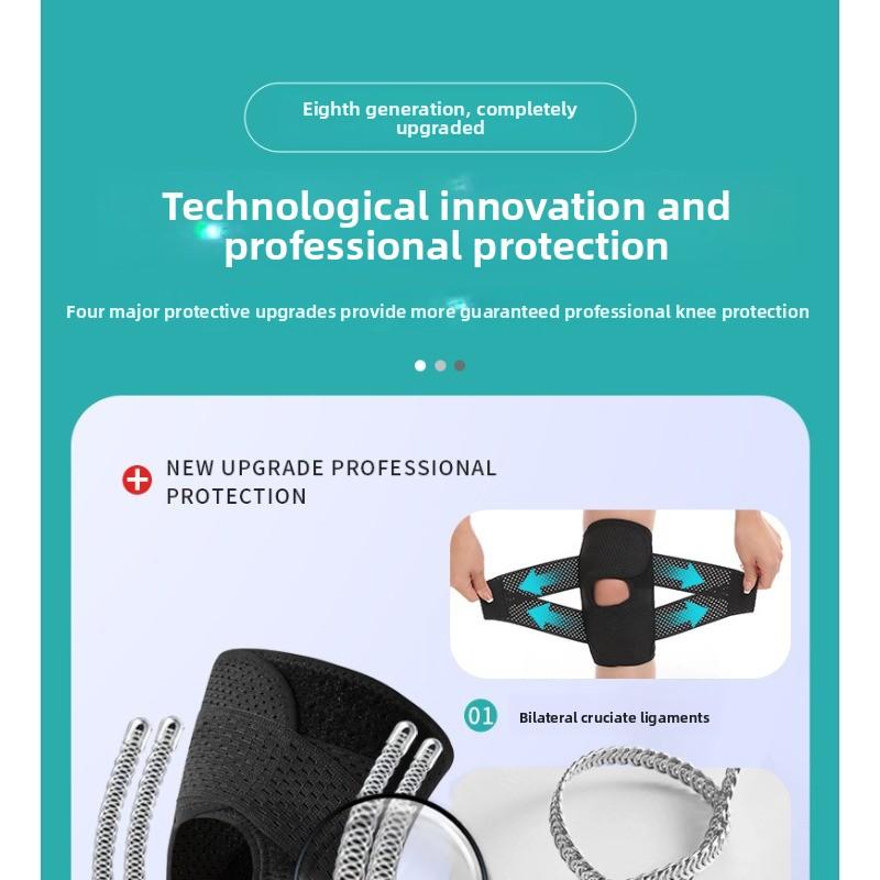Summer Breathable Basketball Sports Protective Gear Patellar Knee Joint Cover Meniscus Sports Running Hiking Knee Guard
