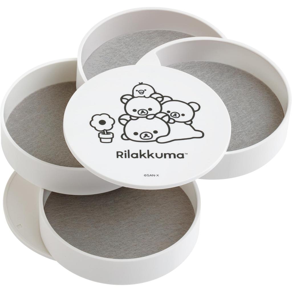 San-X Rilakkuma Accessory Tray TC09201 - Cute Organizer for Jewelry & Small Items