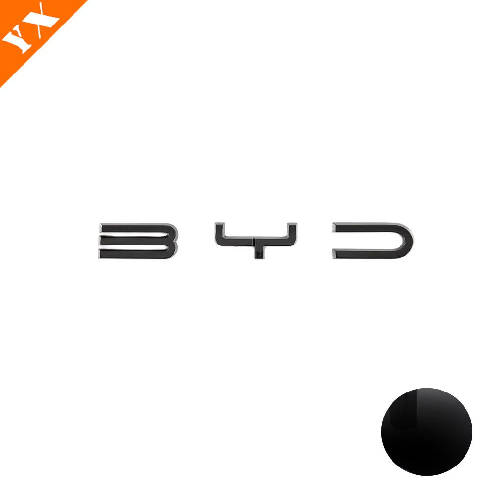 Carbon Sticker Frame For BYD EA1 Atto 3 2 1 Dolphin EV Han EV Accessories Car Front Machine Cover Logo Cover Decor Anti Scratch