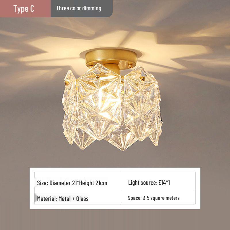 Nordic Luxury Shell Corridor Light: Creative, Modern Balcony & Entrance Lighting