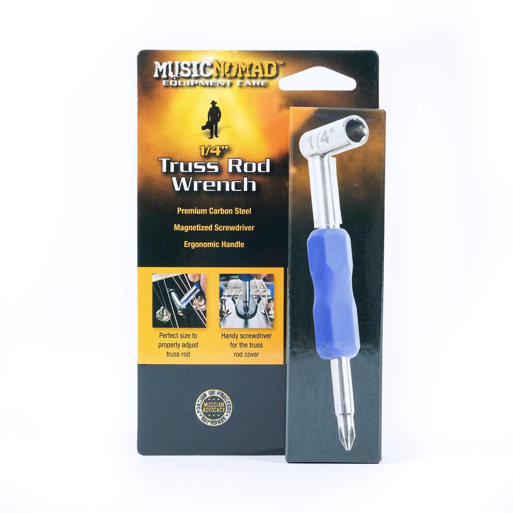 MUSIC NOMAD Truss Rod Wrench with Phillips Screwdriver MN231 1/4-inch