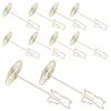 10Pcs Electroplating Metal Cat Photo Table Clip Gold Desktop Message Clip  Home Decorations