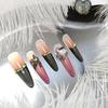 High-End French Autumn/Winter Black Cat Eye Sweet Cool Fake Nails