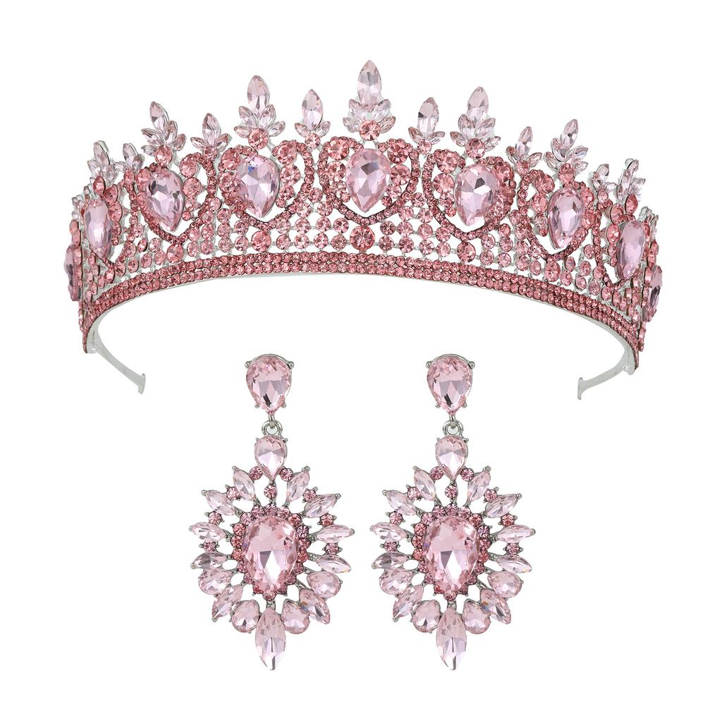 New Elegant High End Elegant Beauty Pageant Bridal Crown Headpiece Wedding Headband Hair Accessories