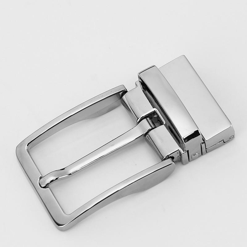 Classic 3.5cm Men's Metal Belt Buckle Durable Alloy Pin Buckle For Fashionable Belts