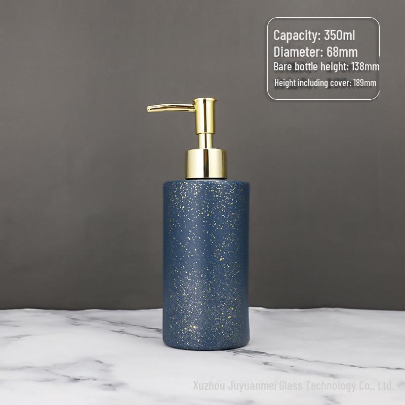 Nordic Style Glass Lotion & Soap Bottle for Home, Hand Sanitizer, and Hotel Shower Gel