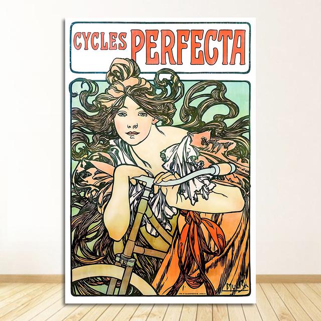 

Плакаты и принты в стиле модерн, тонкая реплика, настенная живопись, картины для гостиной, домашний декор, Альфонс Муха, большое винтажное искусство 21cm×30cm NoFrame