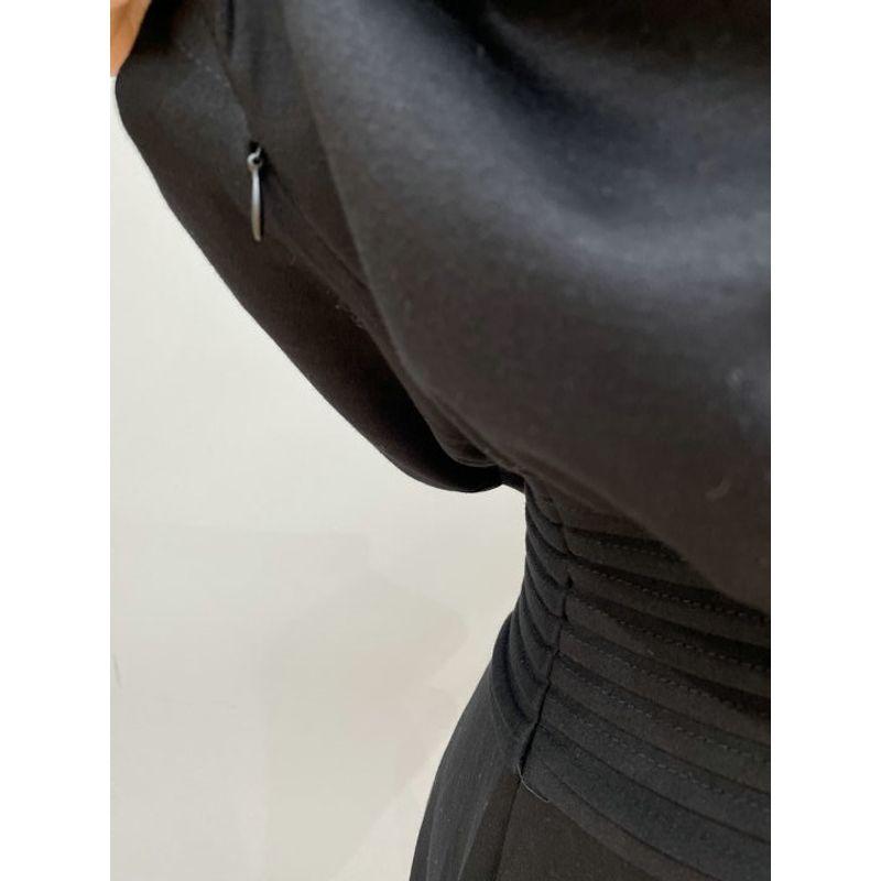 Fall 2024 New Arrival Big Female Owner Minimalist Socialite Style Black Dress Waist-Tight Elegant Little Black Dress
