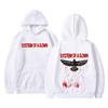 90er Alternative Metal Rock Band System of A Down Tauben Grafik Hoodie Herren Damen Vintage Beliebte Streetwear Mann Lässige Hoodies