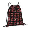 Custom N-Narutoes Akatsukis Drawstring Bag Women Men Lightweight Logo Sports Gym Storage Backpack