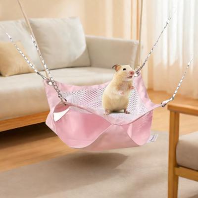 Polyester Double-layer Hamster Hammock Comfortable Guinea Pig Nest  for Summer