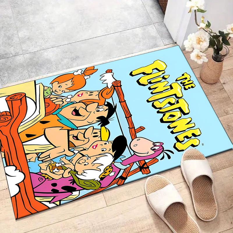 1pc Flintstone Design Printed Area Rug Carpet for Bedroom Living Room Home Decor Rugs Mat Non Slip Mat Rug for Bedside