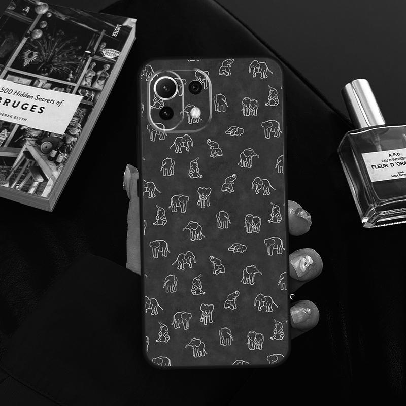 Cute Baby Elephant Case For Xiaomi 13 14 15 Ultra 11T 12T 13T 14T Pro POCO X7 Pro X3 X5 X6 F5 F6 M6 Pro Cover