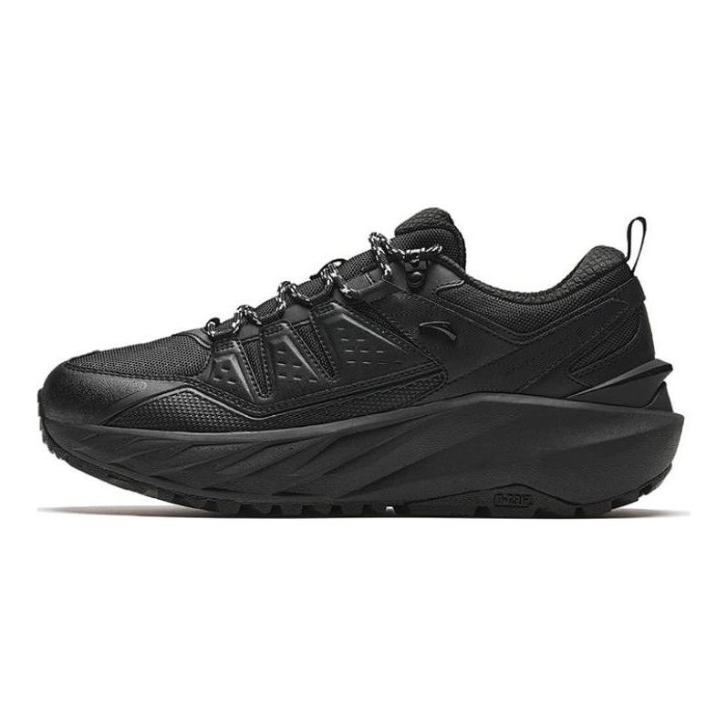 Anta Sports Slip Resistant Abrasion Resistant Low top Running Shoes Men's Black 912345586-1