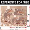 2D Flat Rose Gold 65th Birthday Backdrop for Home Party & Photo Booth