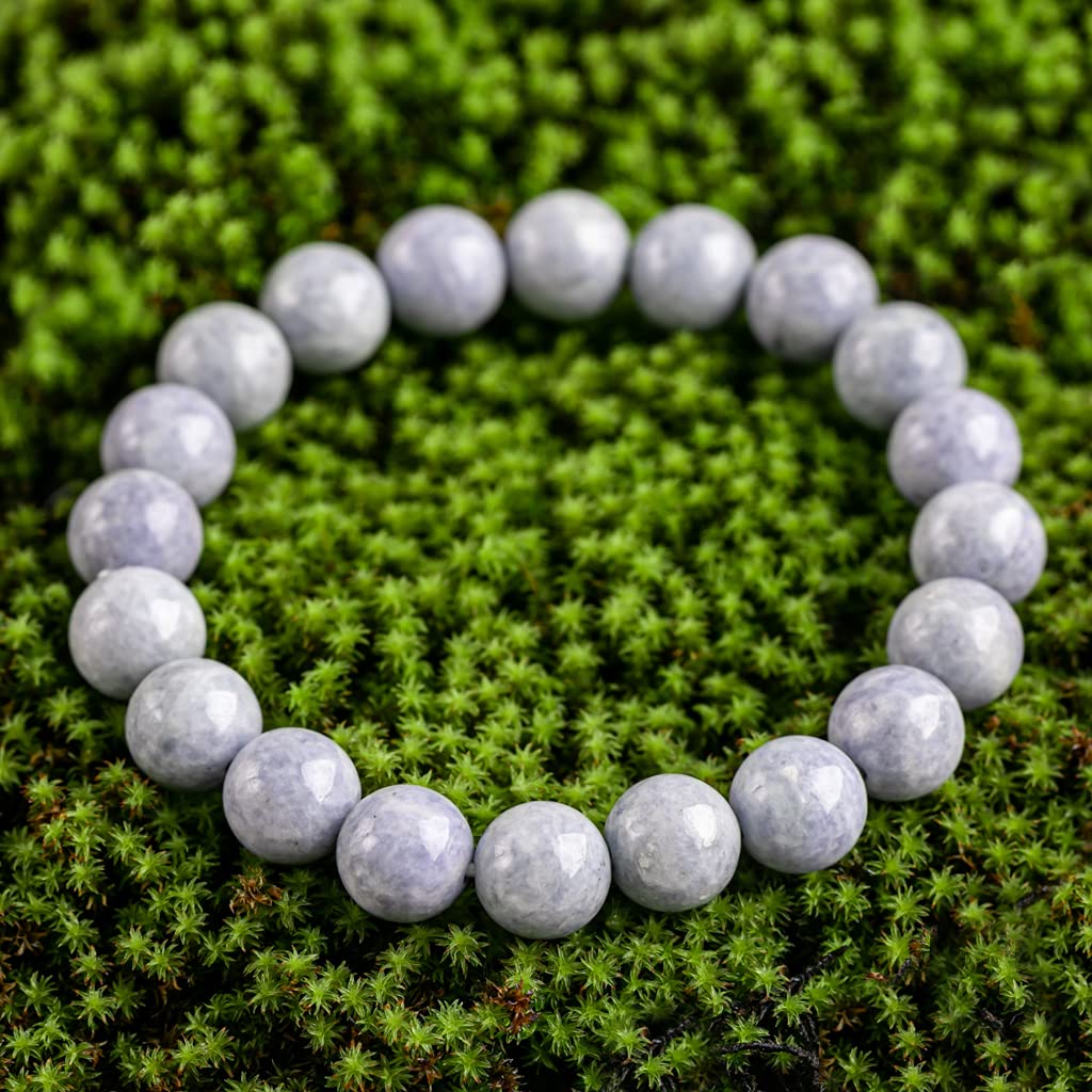 Itoigawa Natural Jadeite Soft Japanese National Jomon Power Stone Jadeite Workshop Special Paulownia Wood Quality Guarantee BR0690 (10mm Beads, 16.5cm