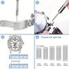 Metall-Uhrhebelwerkzeug Gehäusebodenöffner Armbandwechsel Armbandgliedstifteentferner Uhrmacher Reparaturset
