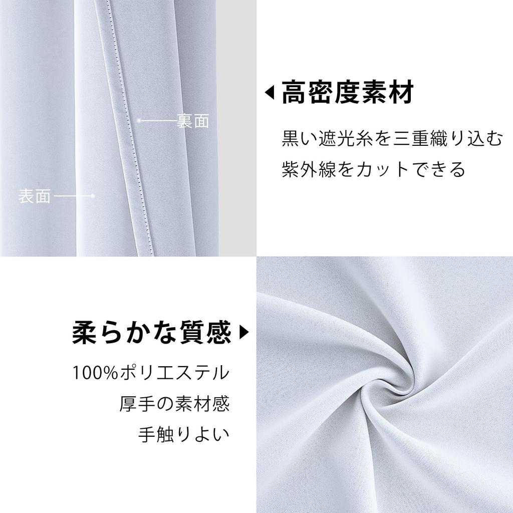 Topfinel Blackout Thermal Room Divider 100cm Wide X 180cm Gray Grommet Tension Divider Door Privacy Living Rooms Curtains, Insulated, Curtains, Long,