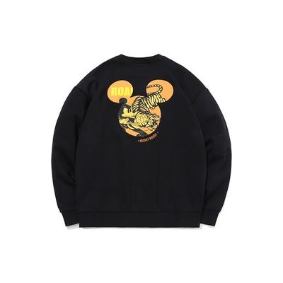 LiNing Round Neck Sweatshirt Unisex Tops Black AWDQB76-3