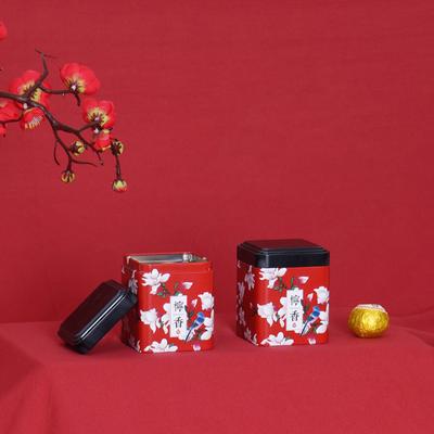 1 τεμ. Τσάι Σφραγισμένο Κουτί Κουτί Αποθήκευσης Κουζίνας Βάζο Κασσίτερος Τετράγωνο Δοχείο Δοχείο για Καραμέλες