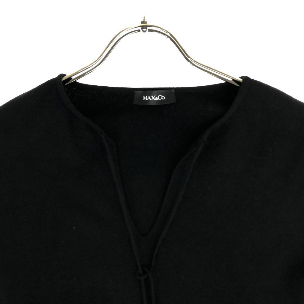 MAX&CO Short sleeve knit one piece S black Women Used