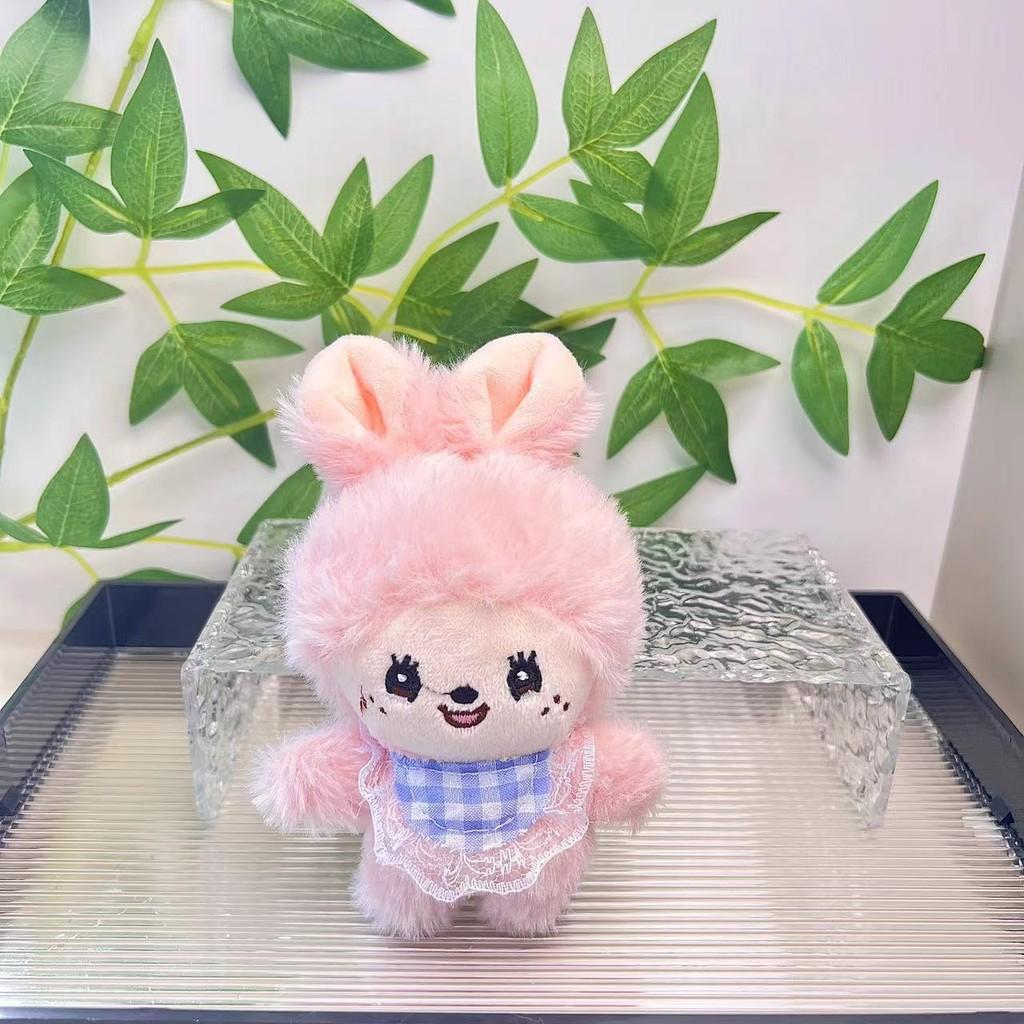 

Soft 17cm Sweet Plush Mochi Mochi Rabbit Keychain Cute Bag Charm For Accessories Kids светло-розовый