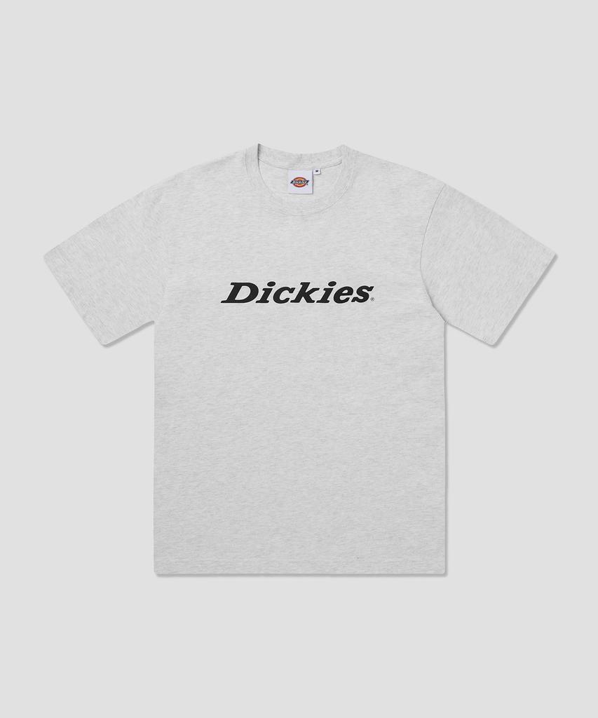 DICKIES Font Logo T-Shirt White Melange