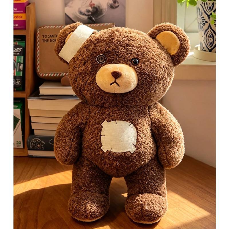 Classic Teddy Bear Plush Toy For Kids Birthday Gift With Super Soft Short Pile Fabric