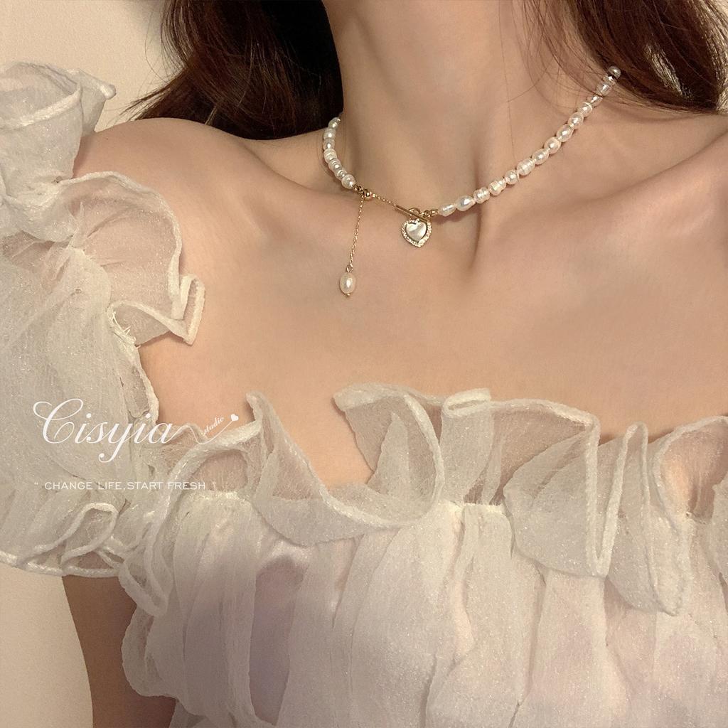 New Chinese Zen Ethnic Style Butterfly Necklace Women'S High Sense Retro Collarbone Chain Sweater Chain Accessories