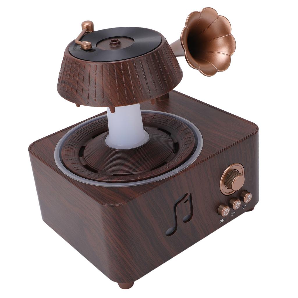 Rotating Water Droplet Aromatherapy Diffuser Bluetooth Vintage Raindrop Humidifier with White Noise Remote Control for
