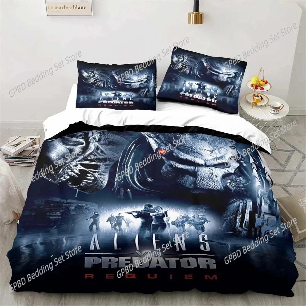 Comforter Alien Vs. Predator Predator Movie Bedding Set Bedroom Soft Modern S Comefortable And