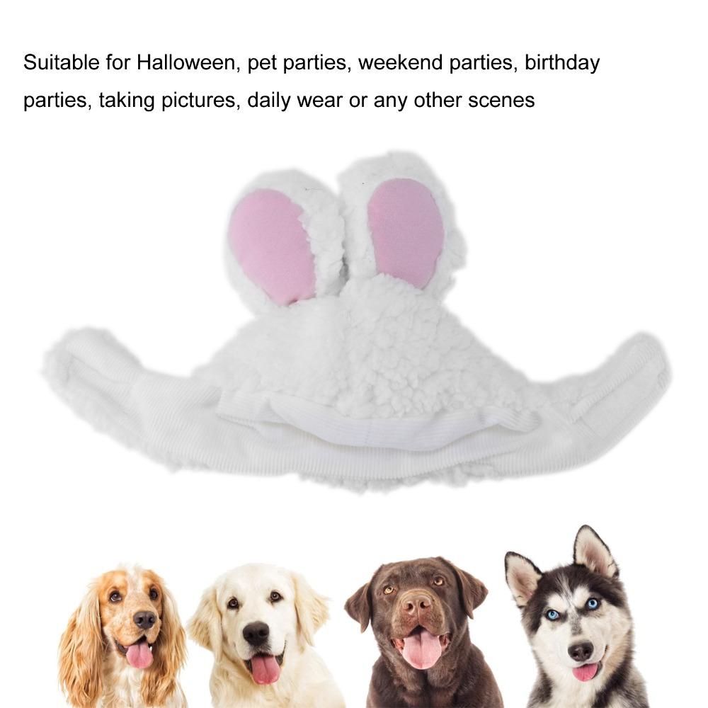 Plush Bunny Headwear Headwear Accessory Animal Costume Cute Costume Pet Costume Hat for Cats