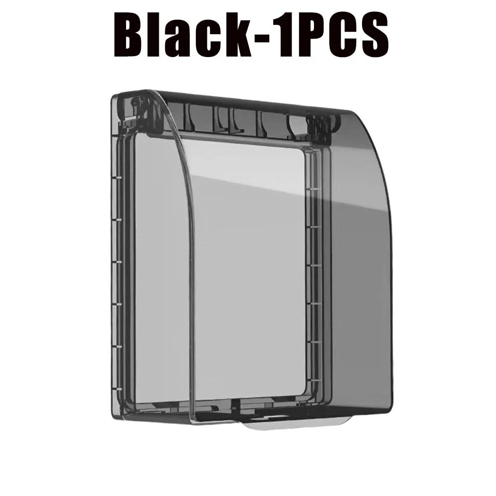 Waterproof Self-Adhesive 86 Type Socket Box Splash Proof Bathroom Plug Socket Enclosure Electronics & Instrument Protection