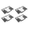 4 Pcs Embossing Folders Raised Relief Design DIY Craft Plastic Embossing Template Folders Tools for
