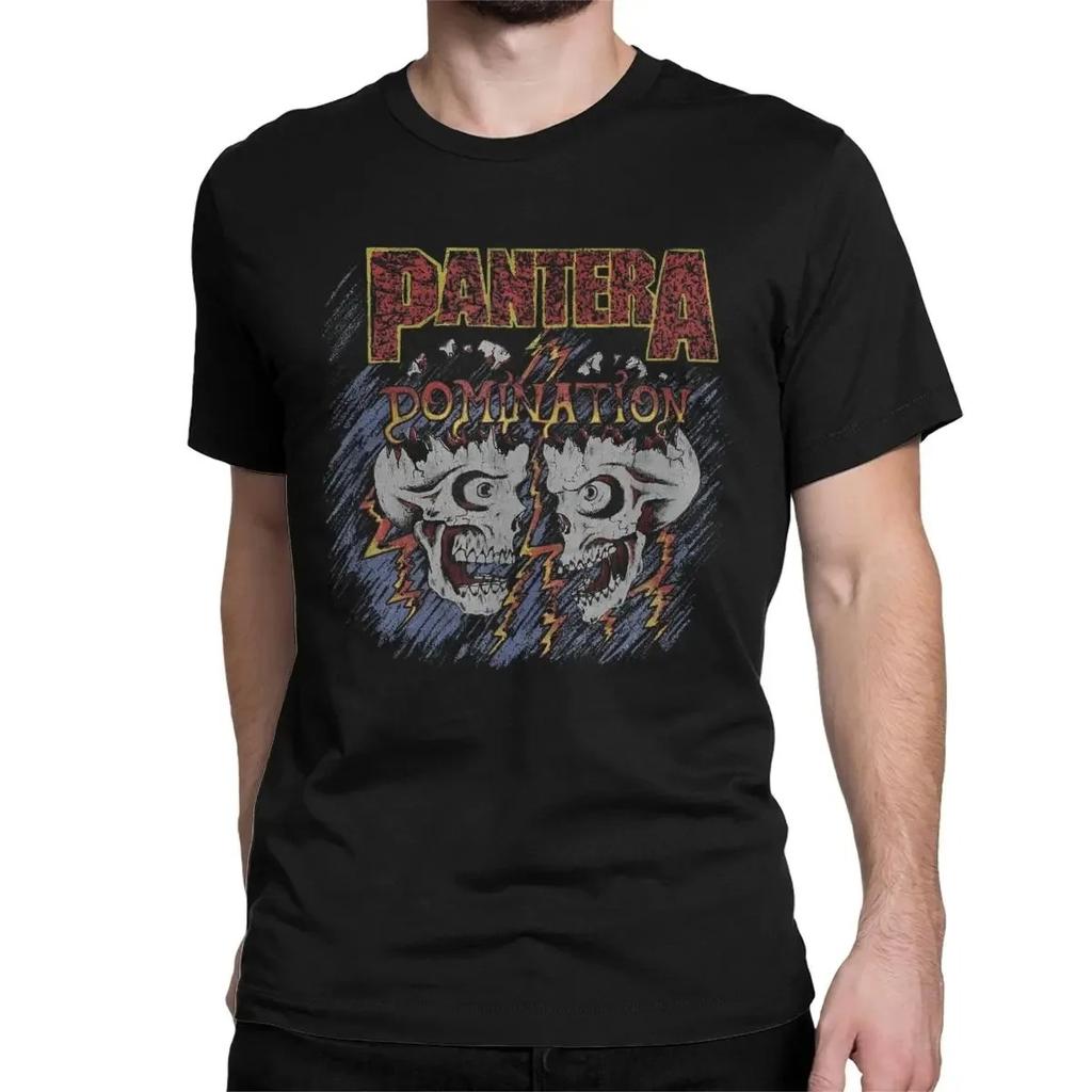 American Heavy Metal Band Pantera Poster Graphic Print Tshirt Men Women Crewneck Cotton Tee New  Harajuku Fashion Oversized Top