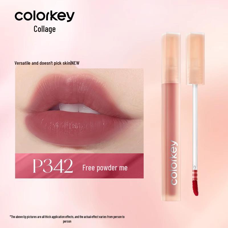 Colorkey Matte Black Satin Lip Tint - Moisturizing & Affordable Lip Clay for Students