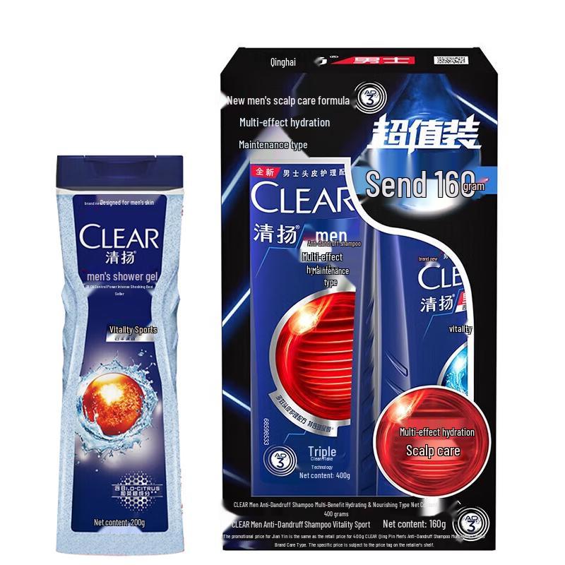 Набор: Гель для душа Clear Active Sport и Шампунь против перхоти